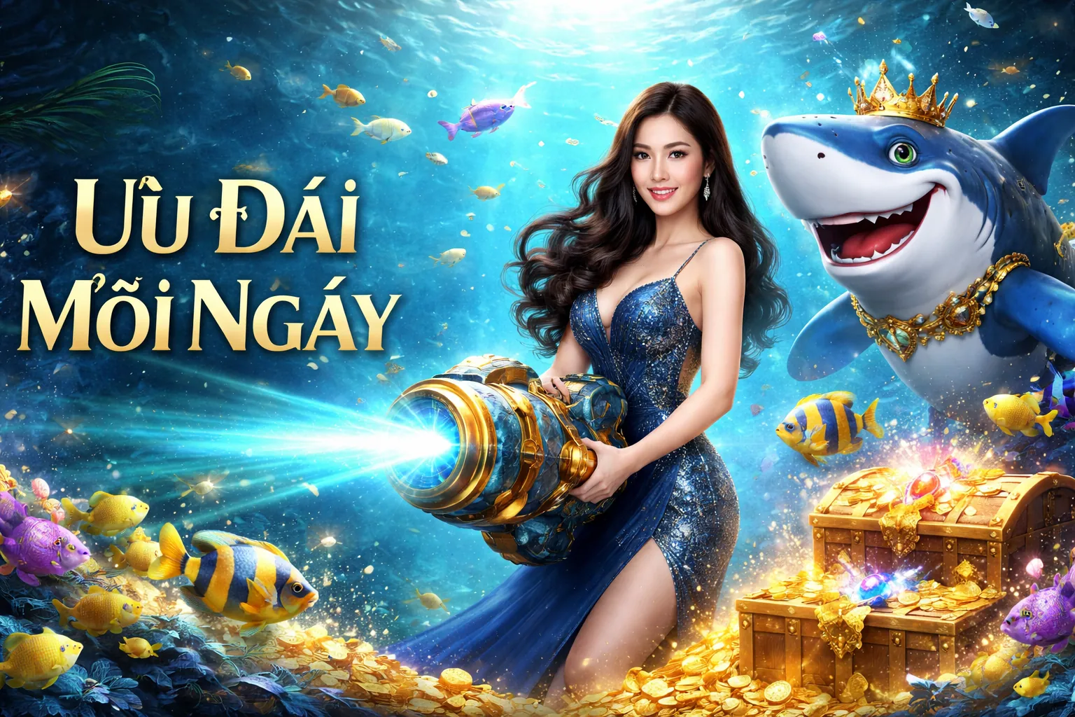 Kho game bắn cá đa dạng tại GA65 Nổ Hũ